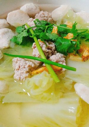 รูปของ แกงจืดผักกาดขาว