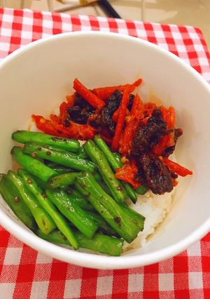 Foto resep Balado Dendeng KeringTumis Buncis Gurih