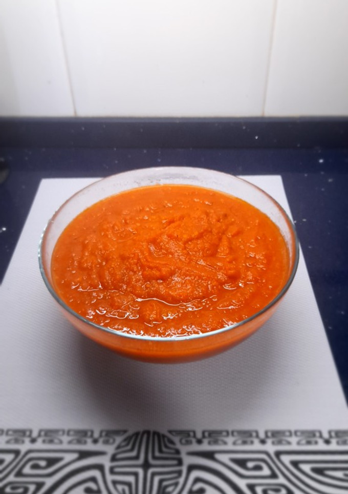Una foto de Tomate frito casero, Salsa de tomate (Sin sal)