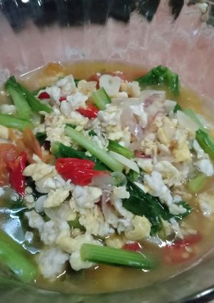 Foto resep Ca sawi + telur orak arik