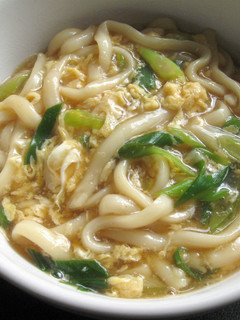 A picture of Udon & Egg Soup.