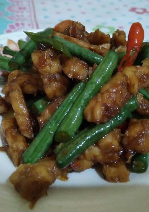 Foto resep Tumis kacang tempe