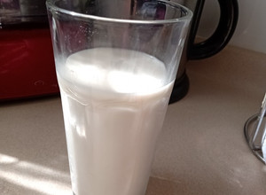 Una foto de Leche de almendras