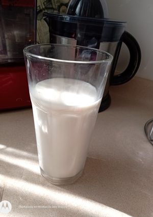 Una foto de Leche de almendras