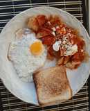 Chilaquiles rojos para niños