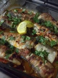 صورة لوصفة سمك في الفرن