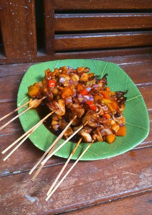 Foto resep Sate Jamur