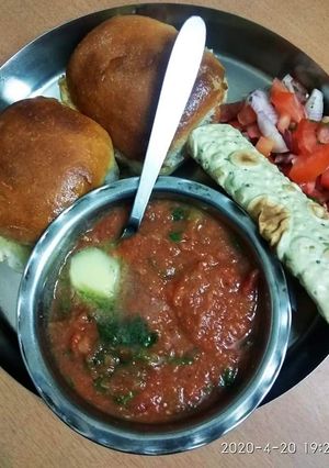 A picture of Pav bhaji.