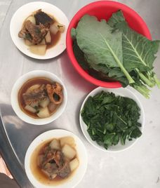 cải làn xào tỏi