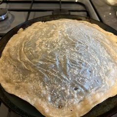 A picture of Lebanese Saj bread - markouk.
