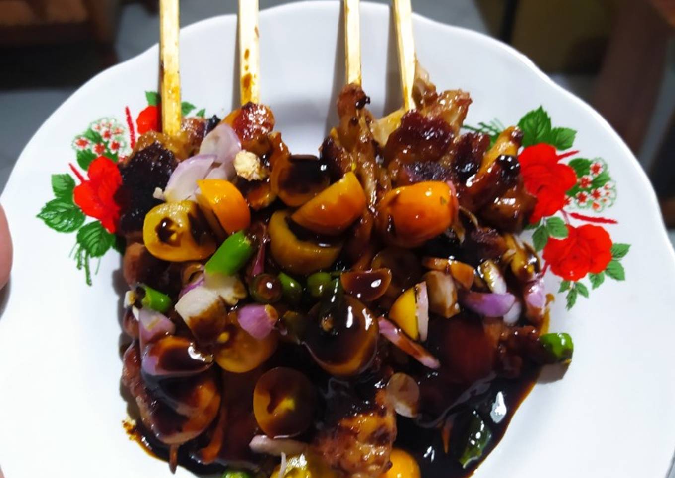 Sate Ayam Saus Kecap