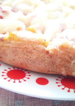 Zöldséges vegán omlett recept fotója