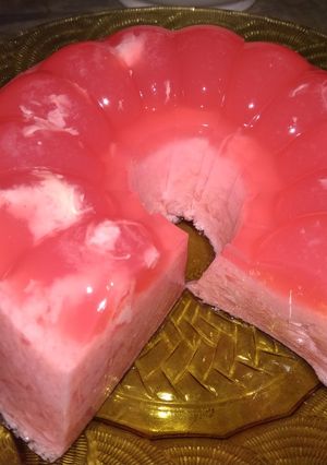 Foto resep Puding merah jambu
