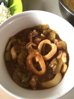 Foto resep Cumi-cumi Cah Timun