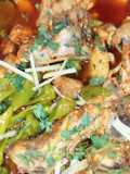 Chicken karhai with homemade masalah