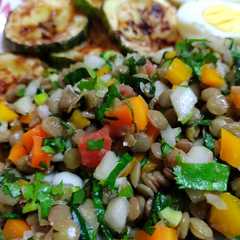 Una foto de Ceviche de lentejas 😋