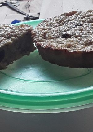 Una foto de Tortitas de banana y avena