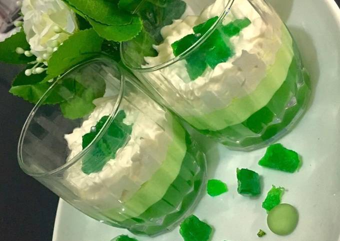 Double layer Agar Agar (china grass) Dessert💚🇵🇰💚🇵🇰💚🇵🇰💚🇵🇰💚🇵🇰 #ilovepakistan Motivational Post