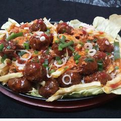 A picture of Indo Chinese Sizzler.