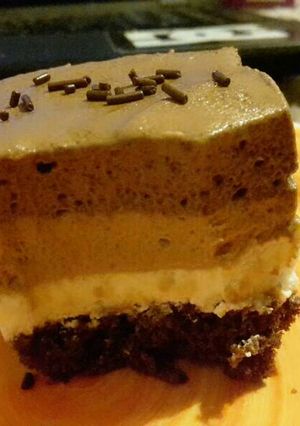 Réteges nutellás cheesecake recept fotója