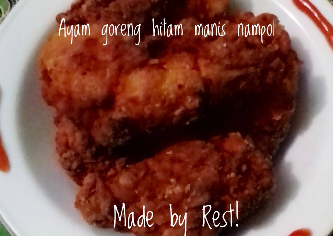 Ayam goreng hitam manis nampol