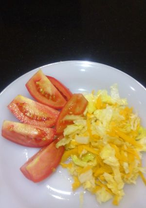 A picture of Carrot pinaepple salad.