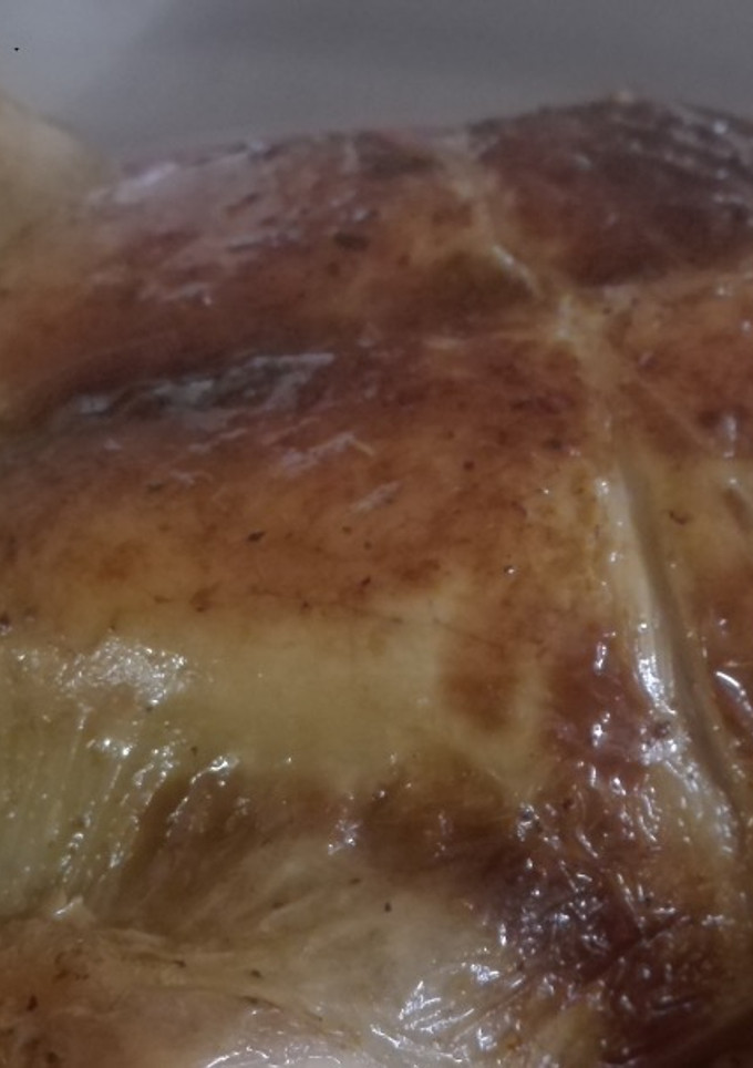 Una foto de Pollo asado al aroma del limón