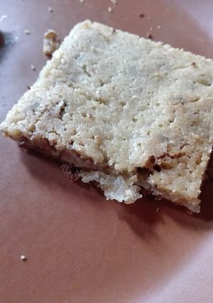 Una foto de Blondies con nuez