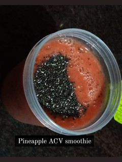 A picture of Pineapple ACV smoothie.