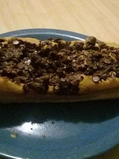 Una foto de Budín con chips de chocolate