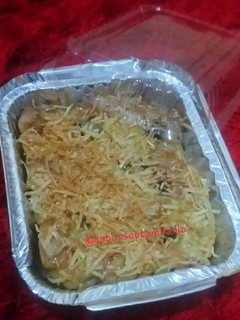 Foto resep Banana bread puding in milkbath