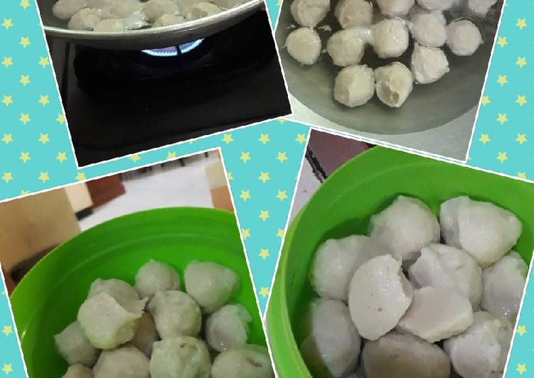 Bahan-bahan Bakso Ikan / Hiwan Sederhana dan Mudah Dibuat