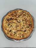 Apple, Chocolate, and Almond Tart