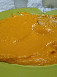 Una foto de Sopa crema de calabaza