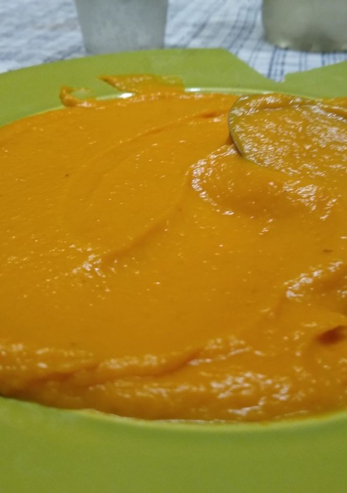 Una foto de Sopa crema de calabaza