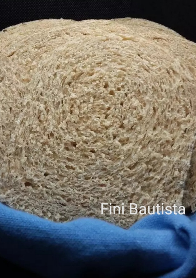 Una foto de Pan de molde sin corteza 100% espelta integral con masa madre