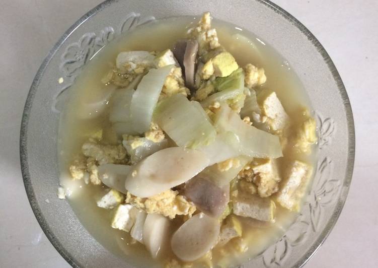 Bagaimana Menyiapkan Sup Tahu Telur Ala Anak Kost, Bikin Ngiler