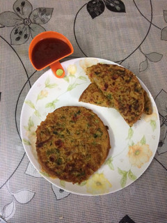 A picture of Vegetable toast.