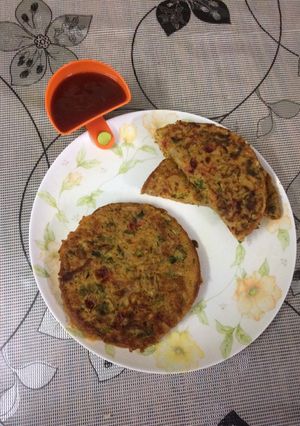 A picture of Vegetable toast.