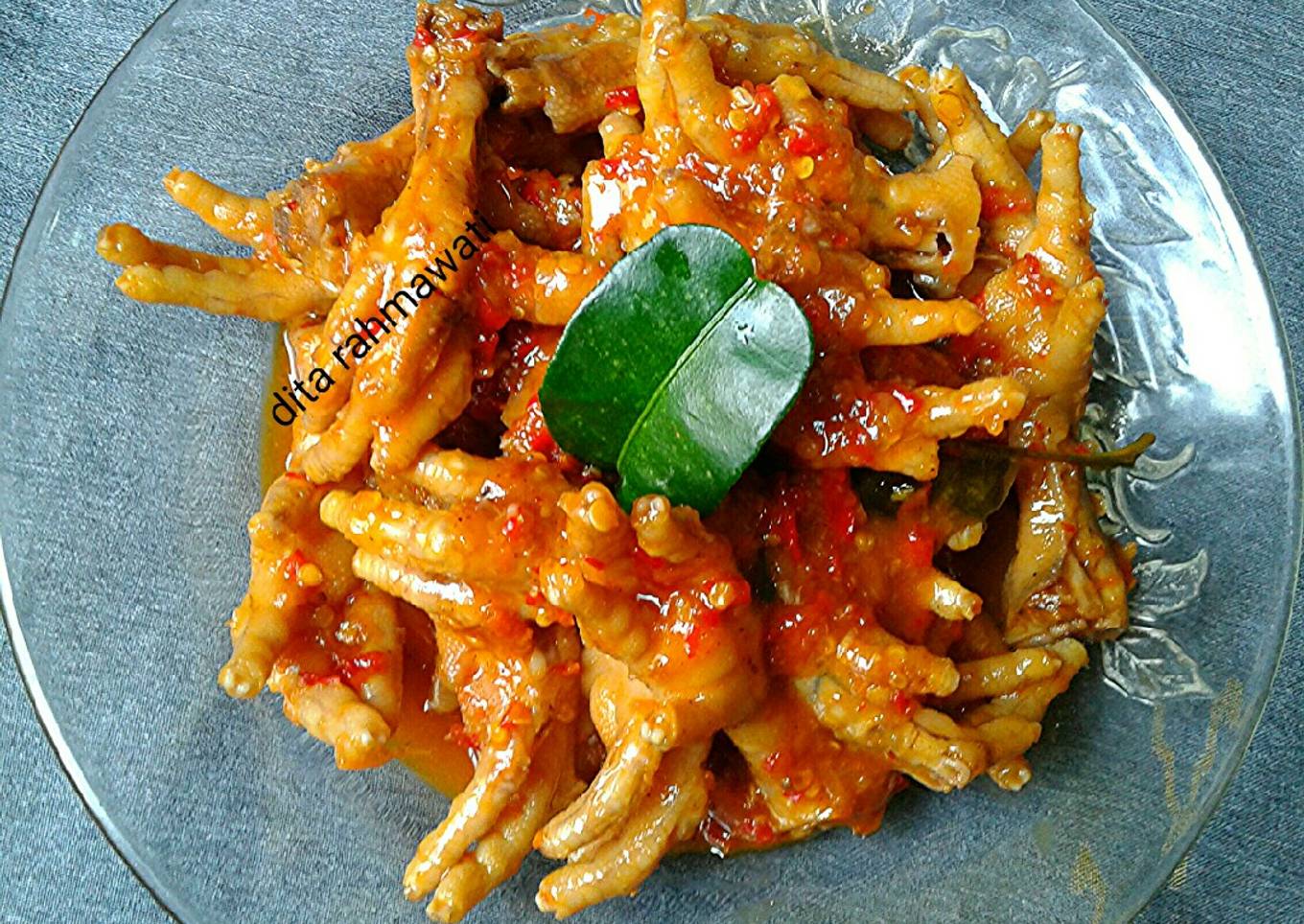 Resep Ceker Balado Pedas Anti Gagal