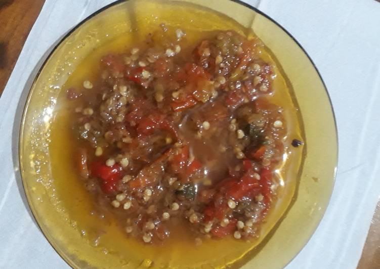 Langkah Mudah untuk Membuat Sambal bawang simpel Anti Gagal