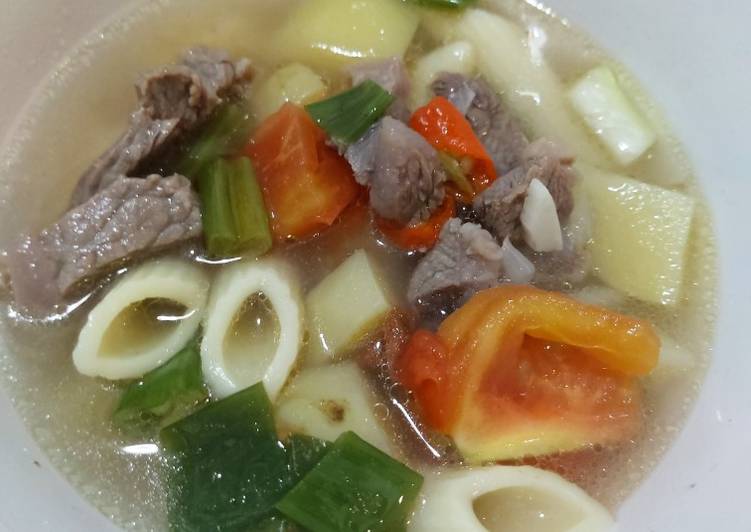 11 Resep: Sup Daging Macaroni❤ yang Lezat Sekali!