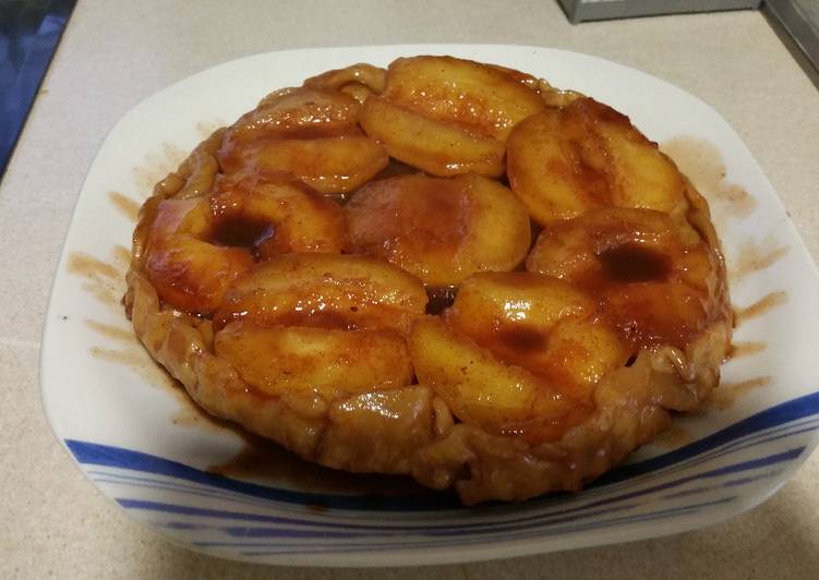 Tatin de manzana con masa quebrada