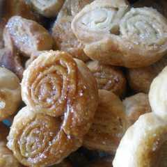 A picture of Palmeritas con masa de pascualina.