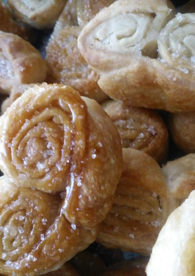 Una foto de Palmeritas con masa de pascualina