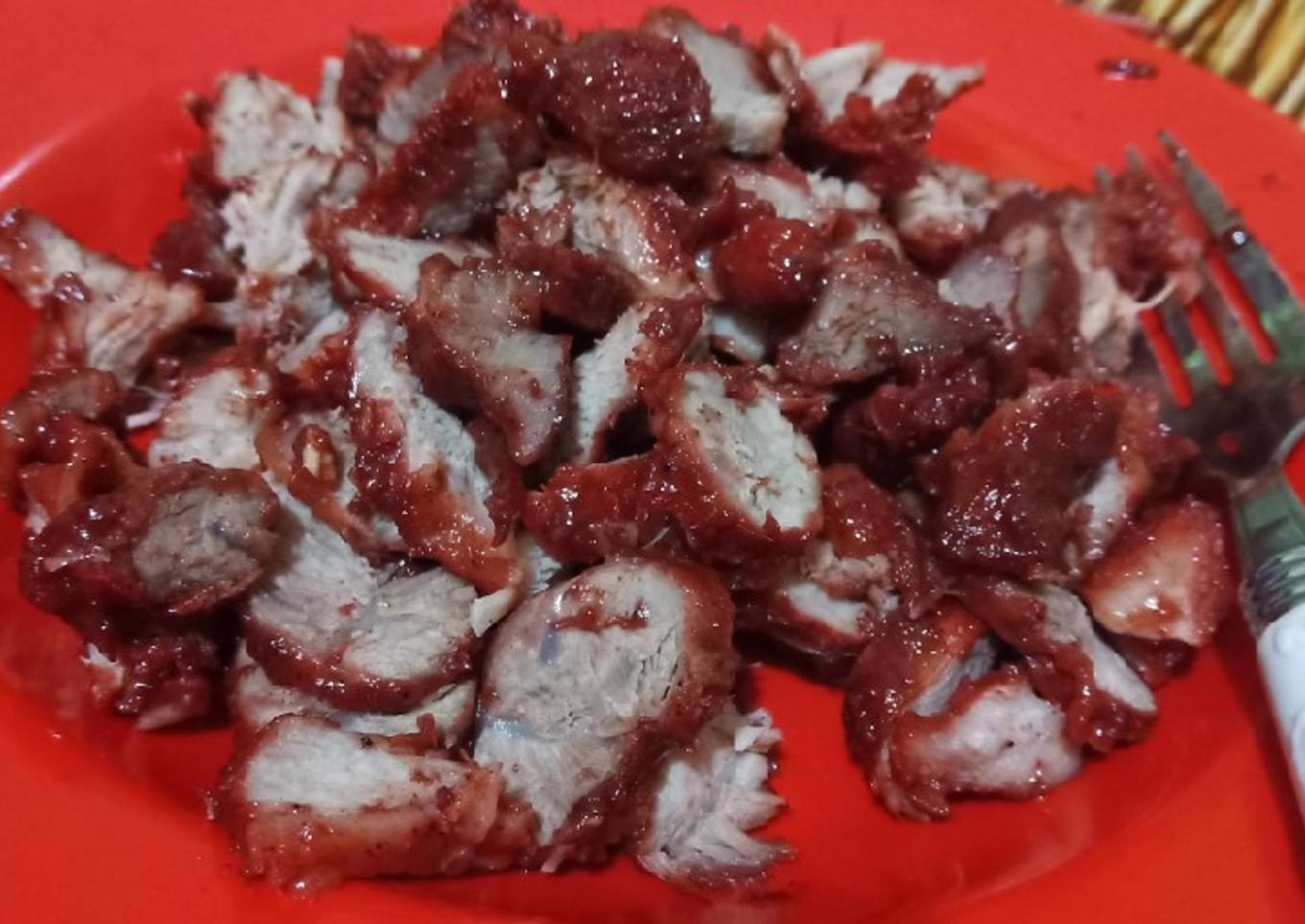 Char siu simple tapi enak #nonhalal