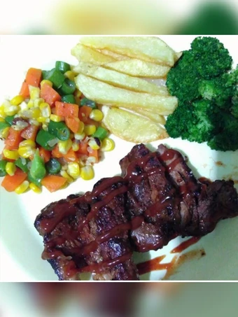 Cara Gampang Menyiapkan Resep Bbq steak yang Lezat Sekali Anti Ribet, Sempurna