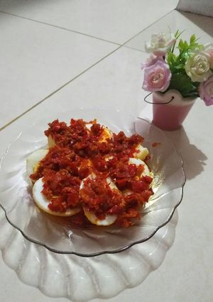Foto resep Sambal lado telur