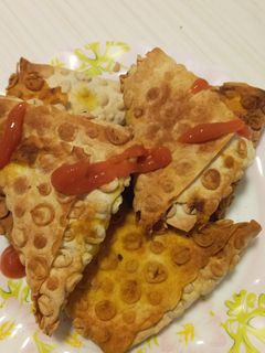عکسی از دستور سمبوسه با توستر😍