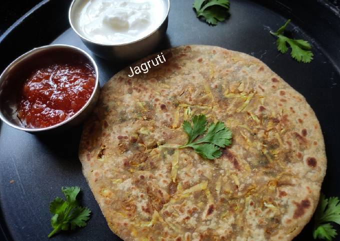 Patta Gobhi ka Paratha (Cabbage Paratha)!! Recipe by Jagruti Manish ...